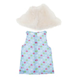 Maxbell Cute Short Skirt & Cape for 18inch Dress Up Accs Blue Heart