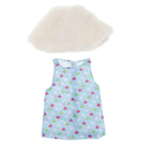 Maxbell Cute Short Skirt & Cape for 18inch Dress Up Accs Blue Heart