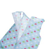 Maxbell Cute Short Skirt & Cape for 18inch Dress Up Accs Blue Heart
