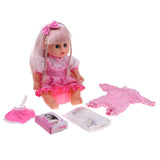 Maxbell Dollhouse Miniature Girl Jointed Dolls Model Pretend Play Toy Gift #2