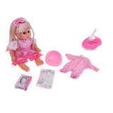 Maxbell Dollhouse Miniature Girl Jointed Dolls Model Pretend Play Toy Gift #2