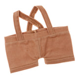 Max 20cm Cute Doll Suspender Pants Casual Outfit Dress Up Accessory Khaki