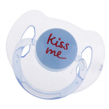Max Dummy Pacifier For Reborn Baby Dolls With Internal Magnetic Clear Blue