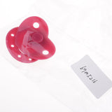 Max Dummy Pacifier For Reborn Baby Dolls With Internal Magnetic Rose Red
