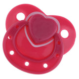 Max Dummy Pacifier For Reborn Baby Dolls With Internal Magnetic Rose Red