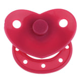 Max Dummy Pacifier For Reborn Baby Dolls With Internal Magnetic Rose Red