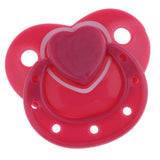 Max Dummy Pacifier For Reborn Baby Dolls With Internal Magnetic Rose Red