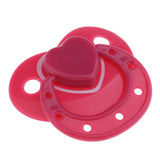 Max Dummy Pacifier For Reborn Baby Dolls With Internal Magnetic Rose Red