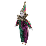 Max Clown Porcelain Doll Wearing Outfits For Halloween Party Tricky Props 22cm