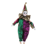 Max Clown Porcelain Doll Wearing Outfits For Halloween Party Tricky Props 22cm