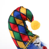Max 6inch Funny Clown Porcelain Doll in Colorful Costume Handicraft Gift Accs #3