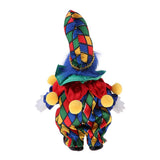 Max 6inch Funny Clown Porcelain Doll in Colorful Costume Handicraft Gift Accs #3