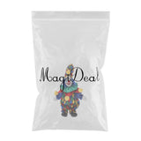Max 6inch Funny Clown Porcelain Doll in Colorful Costume Handicraft Gift Accs #3