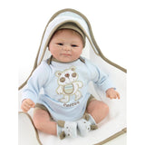 Maxbell 18inch Unpainted Reborn Kits Awake Baby Doll with Soft Silicone Head 3/4 Arms Full Legs Kids Gift Adult Collections