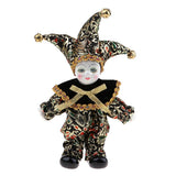 Max 6inch 16cm Pocerlain Triangel Doll Clown Doll Home Desk Display Ornaments #3