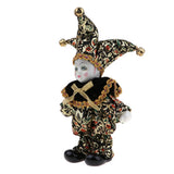 Max 6inch 16cm Pocerlain Triangel Doll Clown Doll Home Desk Display Ornaments #3