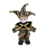 Max 6inch 16cm Pocerlain Triangel Doll Clown Doll Home Desk Display Ornaments #3