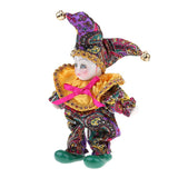 Max 6inch 16cm Pocerlain Triangel Doll Clown Doll Home Desk Display Ornaments #4
