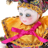 Max 6inch 16cm Pocerlain Triangel Doll Clown Doll Home Desk Display Ornaments #4