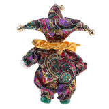 Max 6inch 16cm Pocerlain Triangel Doll Clown Doll Home Desk Display Ornaments #4