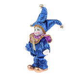 Max 6inch 16cm Pocerlain Triangel Doll Clown Doll Home Desk Display Ornaments #5