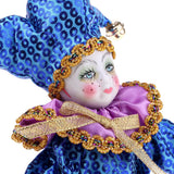 Max 6inch 16cm Pocerlain Triangel Doll Clown Doll Home Desk Display Ornaments #5