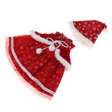 Max Doll Dress Hat Cape for 18 inch Doll Dress up Christm