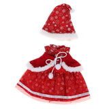 Max Doll Dress Hat Cape for 18 inch Doll Dress up Christm