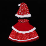 Max Doll Dress Hat Cape for 18 inch Doll Dress up Christm