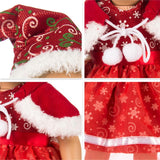 Max Doll Dress Hat Cape for 18 inch Doll Dress up Christm