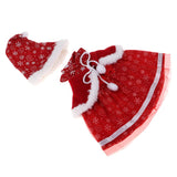 Max Doll Dress Hat Cape for 18 inch Doll Dress up Christm