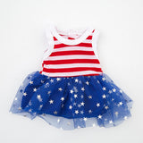 Max Stylish Christmas Dress Lace Skirt Garment For 18inch Dolls