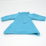 Max Cute Floral Knitted Sweater Dress For 18 inch Girl Dolls Blue