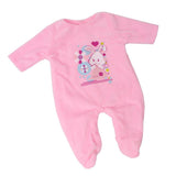 Max Lovely Plush Rompers Pajamas Clothes for 18inch Girl Doll Pink