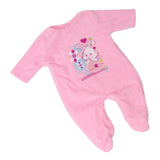 Max Lovely Plush Rompers Pajamas Clothes for 18inch Girl Doll Pink