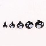 Max Black Plastic Safety Eyes For Teddy Bear Animal Puppet Craft 8MM (100Pcs)