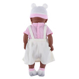 Max Realistic 16inch Reborn Doll Full Vinyl Newborn Baby Girl Doll Black Skin