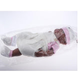Max Realistic 16inch Reborn Doll Full Vinyl Newborn Baby Girl Doll Black Skin
