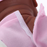 Max Realistic 16inch Reborn Doll Full Vinyl Newborn Baby Girl Doll Black Skin