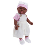 Max Realistic 16inch Reborn Doll Full Vinyl Newborn Baby Girl Doll Black Skin