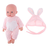 Max 30cm 12inch Handmade Lifelike Soft Vinyl Newborn Baby Doll Birthday Gifts