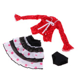 Max Fashionable Shirt Skirt Underpants Suit for 1/6 Blythe Dolls Clothes