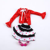 Max Fashionable Shirt Skirt Underpants Suit for 1/6 Blythe Dolls Clothes
