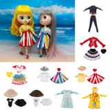 Max Fashionable Shirt Skirt Underpants Suit for 1/6 Blythe Dolls Clothes