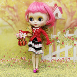 Max Fashionable Shirt Skirt Underpants Suit for 1/6 Blythe Dolls Clothes