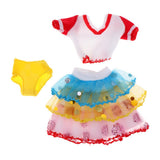 Max Lovely Top Layered Dress Underpants Suit for 1/6 Blythe Dolls Clothes
