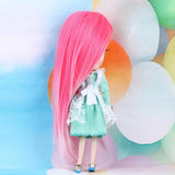 Maxbell Adorable Maid Outfit Lace Dress Suit For 1/6 Blythe Dolls Clothes Green