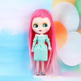 Maxbell Adorable Maid Outfit Lace Dress Suit For 1/6 Blythe Dolls Clothes Green