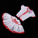 Max Elegant Lace Outfits Top & Miniskirt For 12inch Blythe Doll Party Dress-up