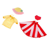 Max Fashionable Top Skirt Cap Underpants Suit for 1/6 Blythe Dolls Clothes